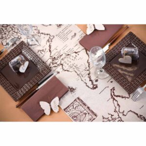 Alternative view of SANTEX — Chemin de table en coton 60 x 282 cm