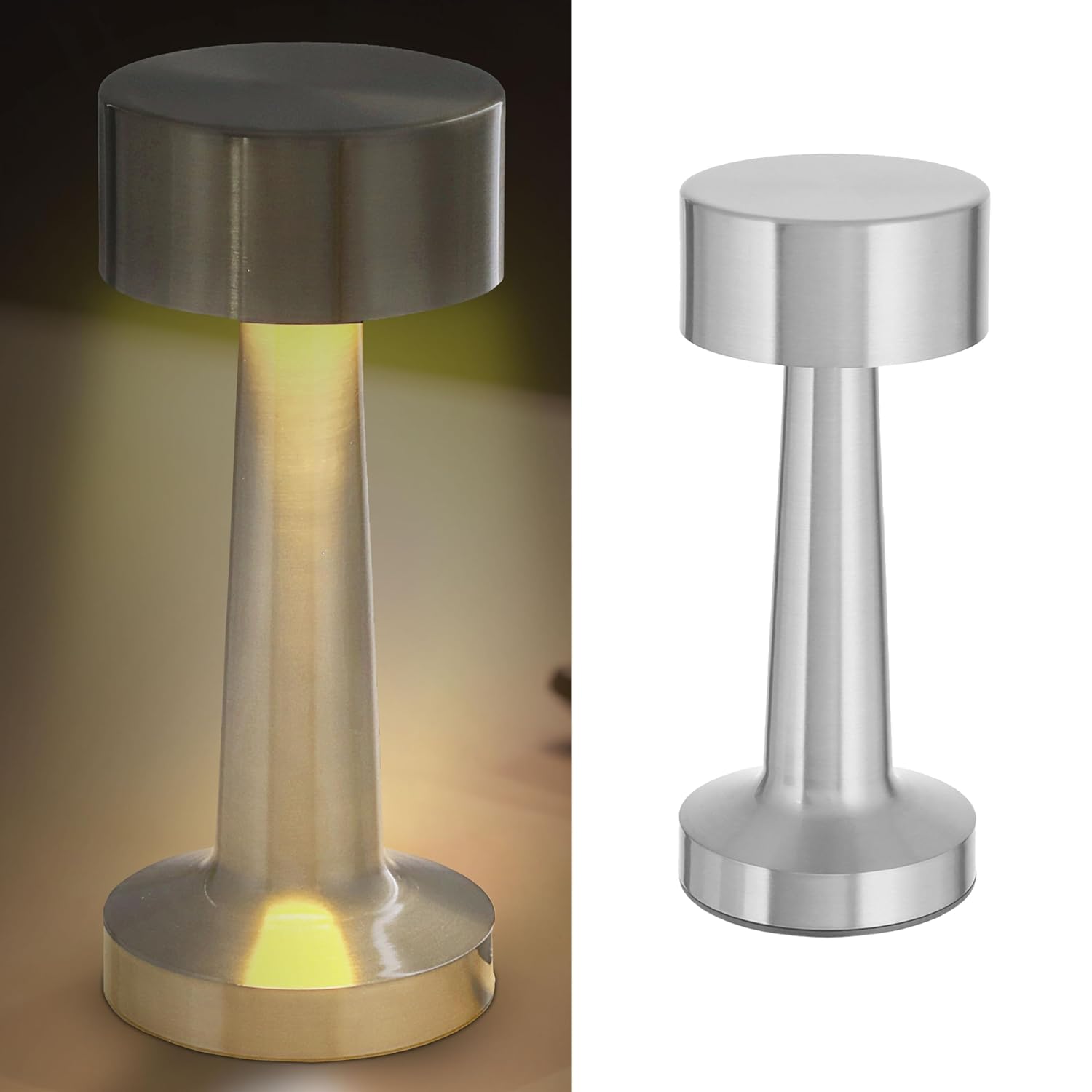 LUCINELLA — Lampe de table tactile rechargeable 9 x 21 cm