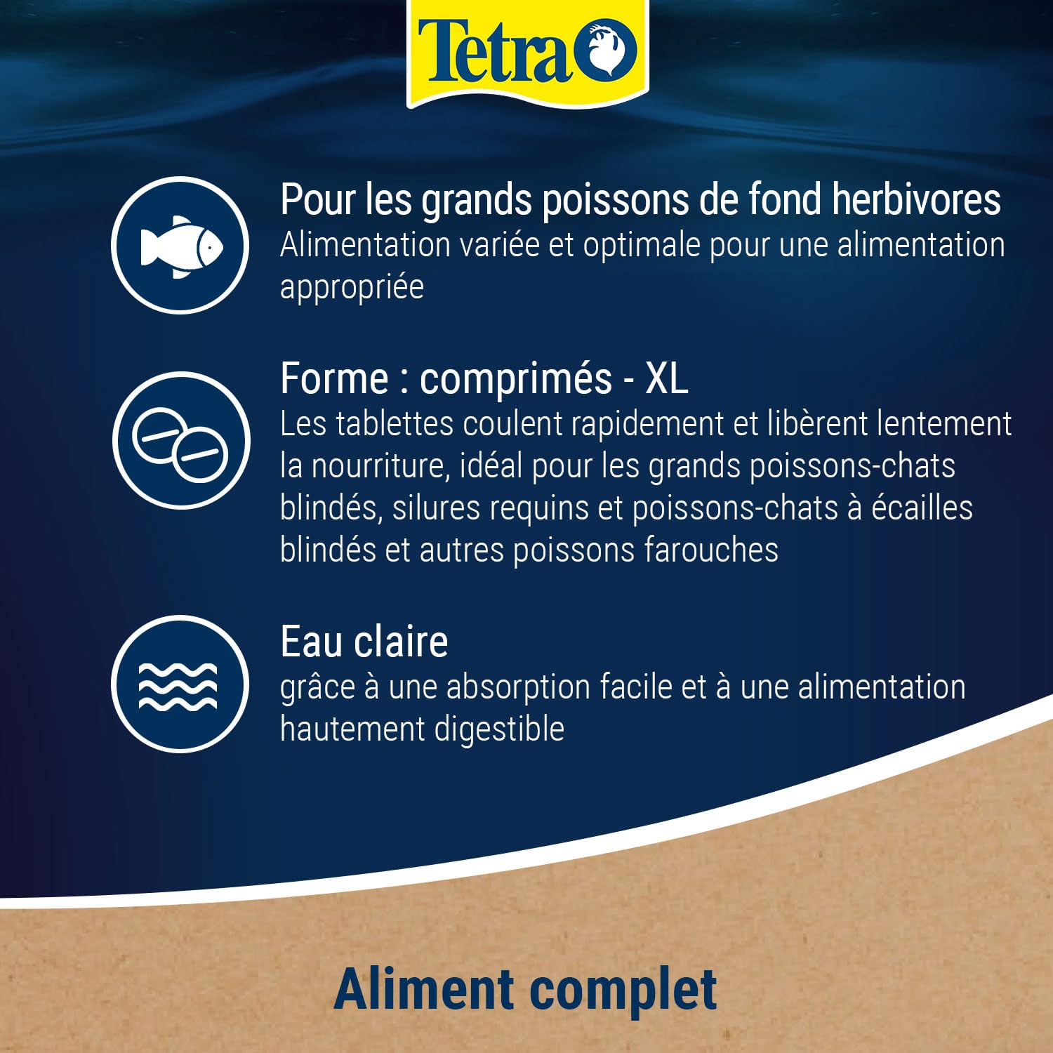 TETRA Pleco XL — Comprimés pour poissons de fond x133 – Image 5