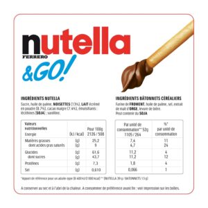 Alternative view of NUTELLA Nutella & Go — Pâte à Tartiner et Bâtonnets x12