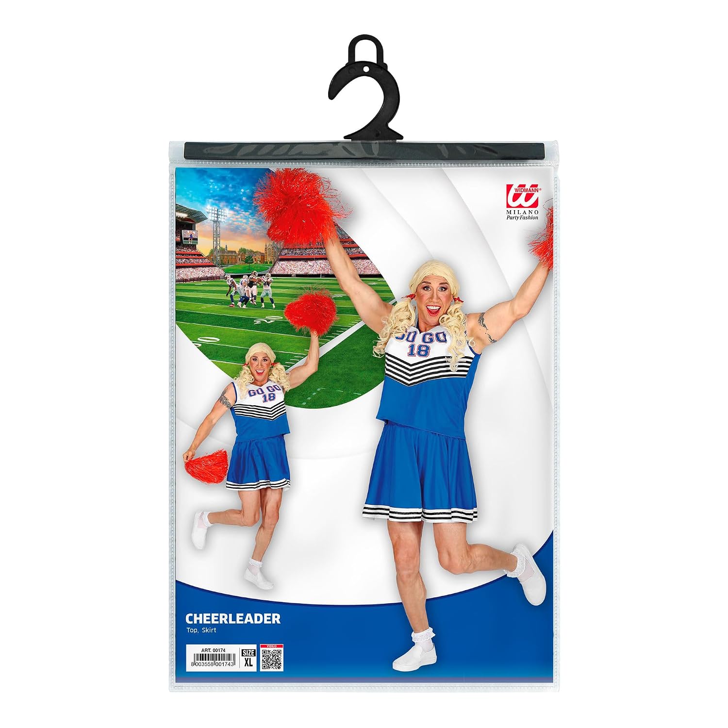 W WIDMANN MILANO — Costume cheerleader homme XXL – Image 5