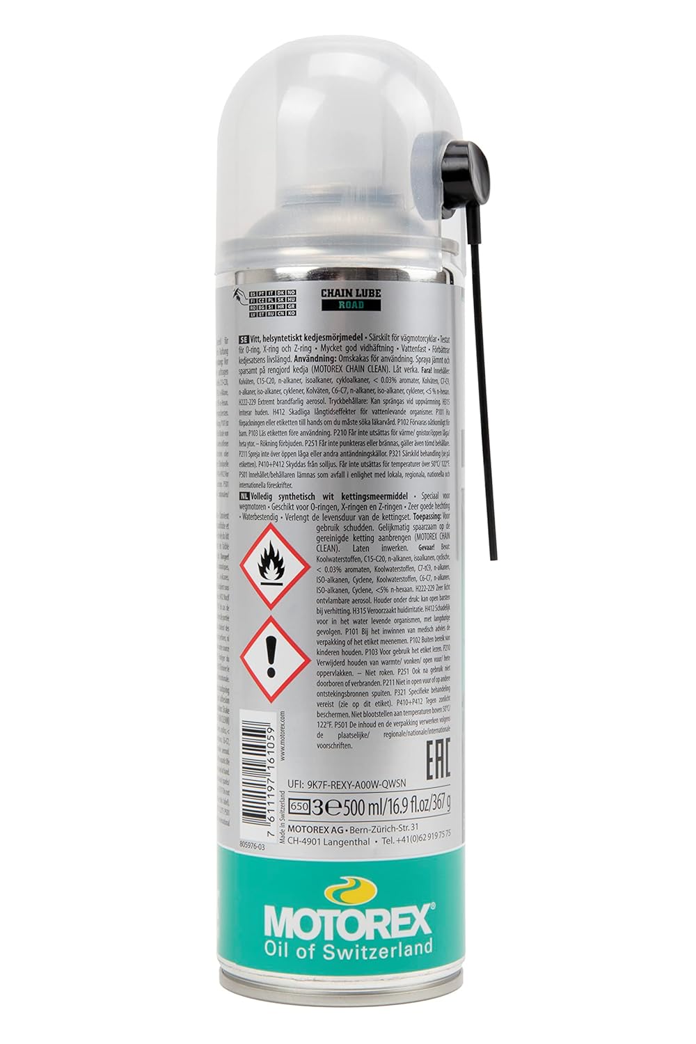 MOTOREX CHAINLUBE Road Strong — Lubrifiant chaîne moto route – Image 4