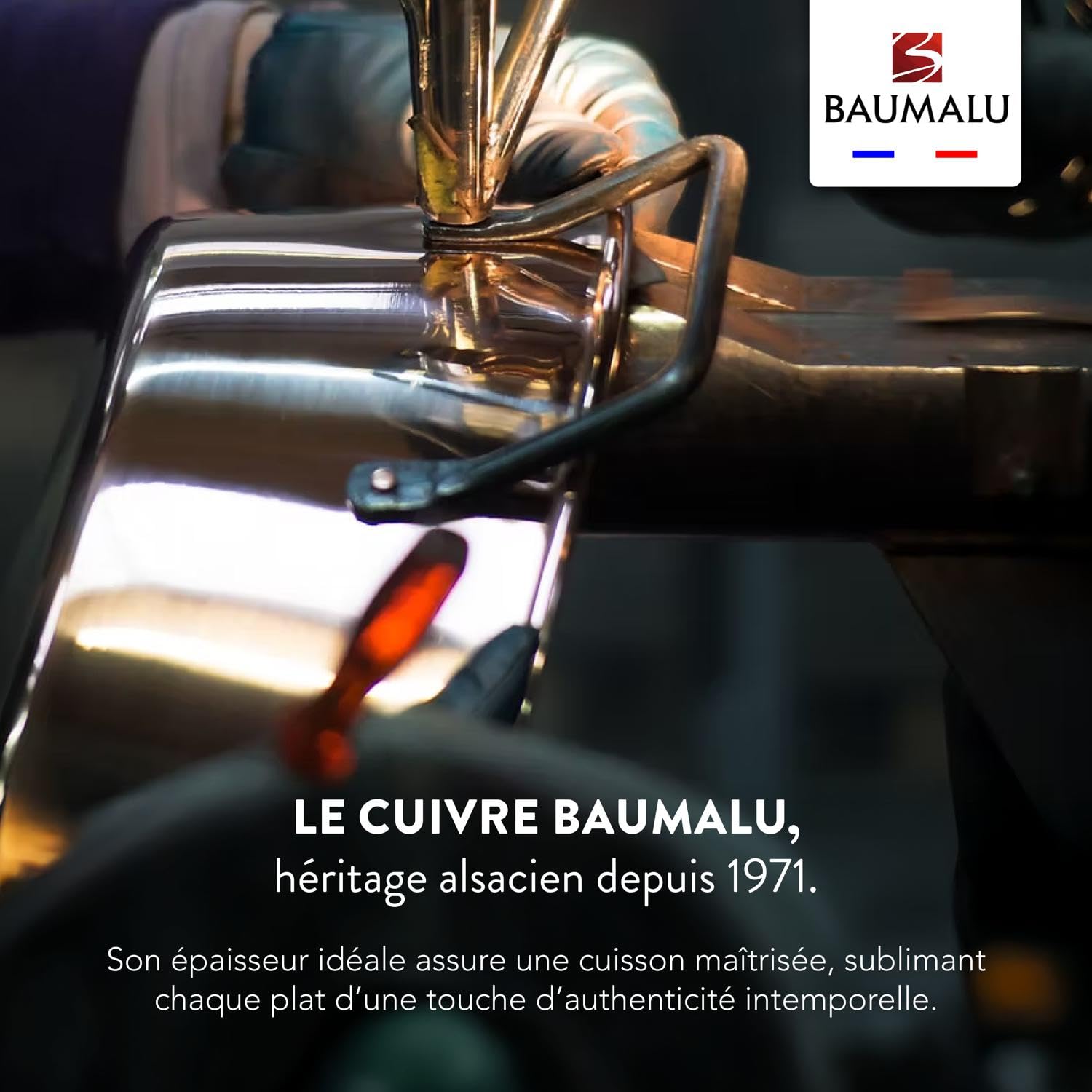 BAUMALU — Bassine à sucreries en cuivre Ø40 cm 12L – Image 6