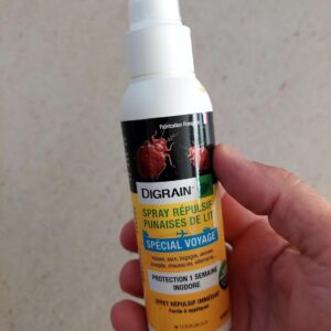 DIGRAIN — Spray répulsif punaises de lit voyage