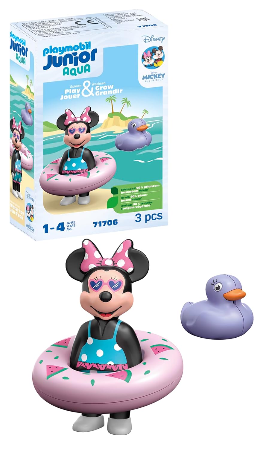PLAYMOBIL Junior Disney 71706 — Minnie avec bouée – Image 9