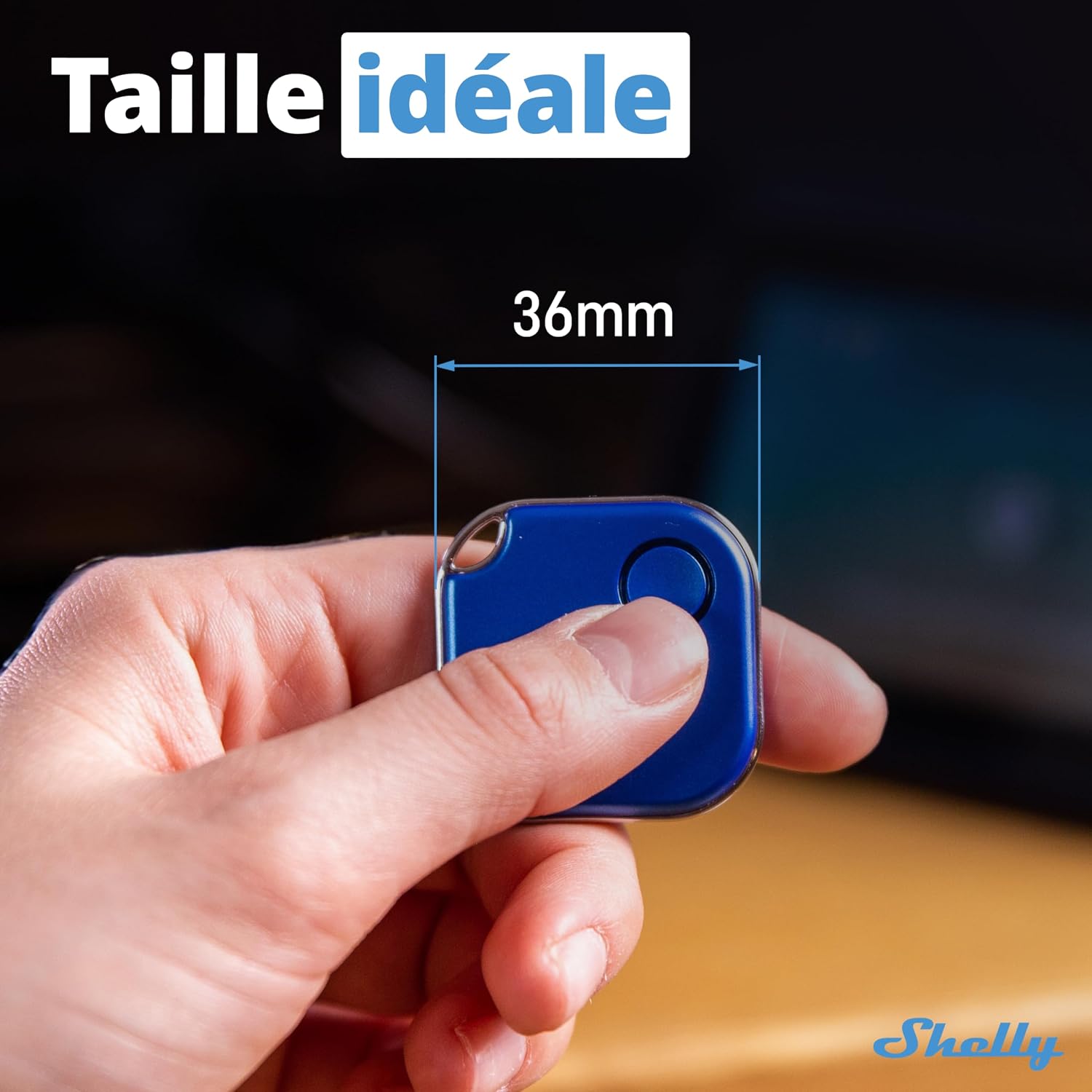 SHELLY BLU Button1 — Bouton Télécommande Domotique Bluetooth – Image 2
