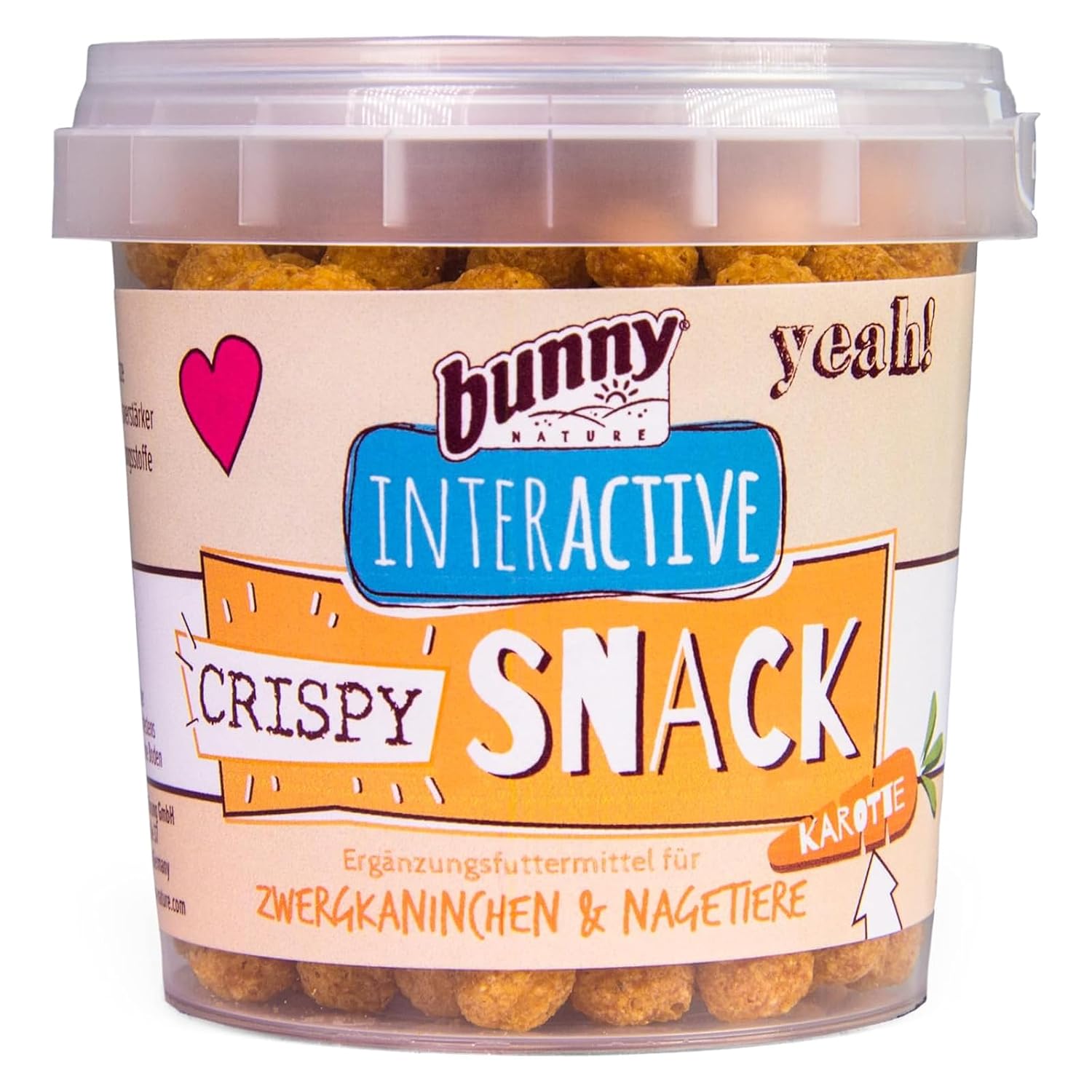BUNNY Crispy Snack — Friandise carotte pour rongeurs 25 g – Image 6