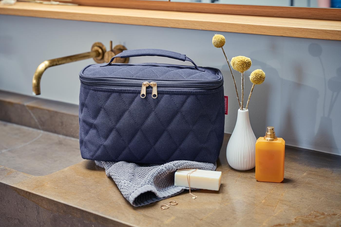 REISENTHEL — Trousse de toilette Rhombus Midnight Gold – Image 49