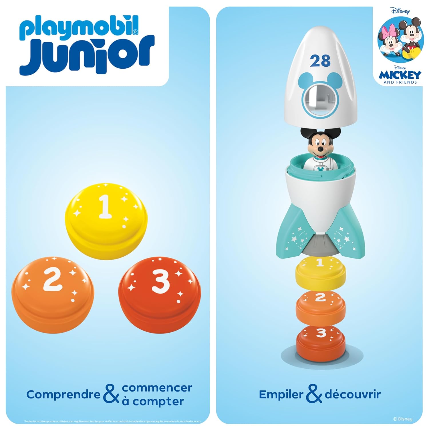 PLAYMOBIL Junior 71771 — Mickey astronaute avec fusée – Image 29