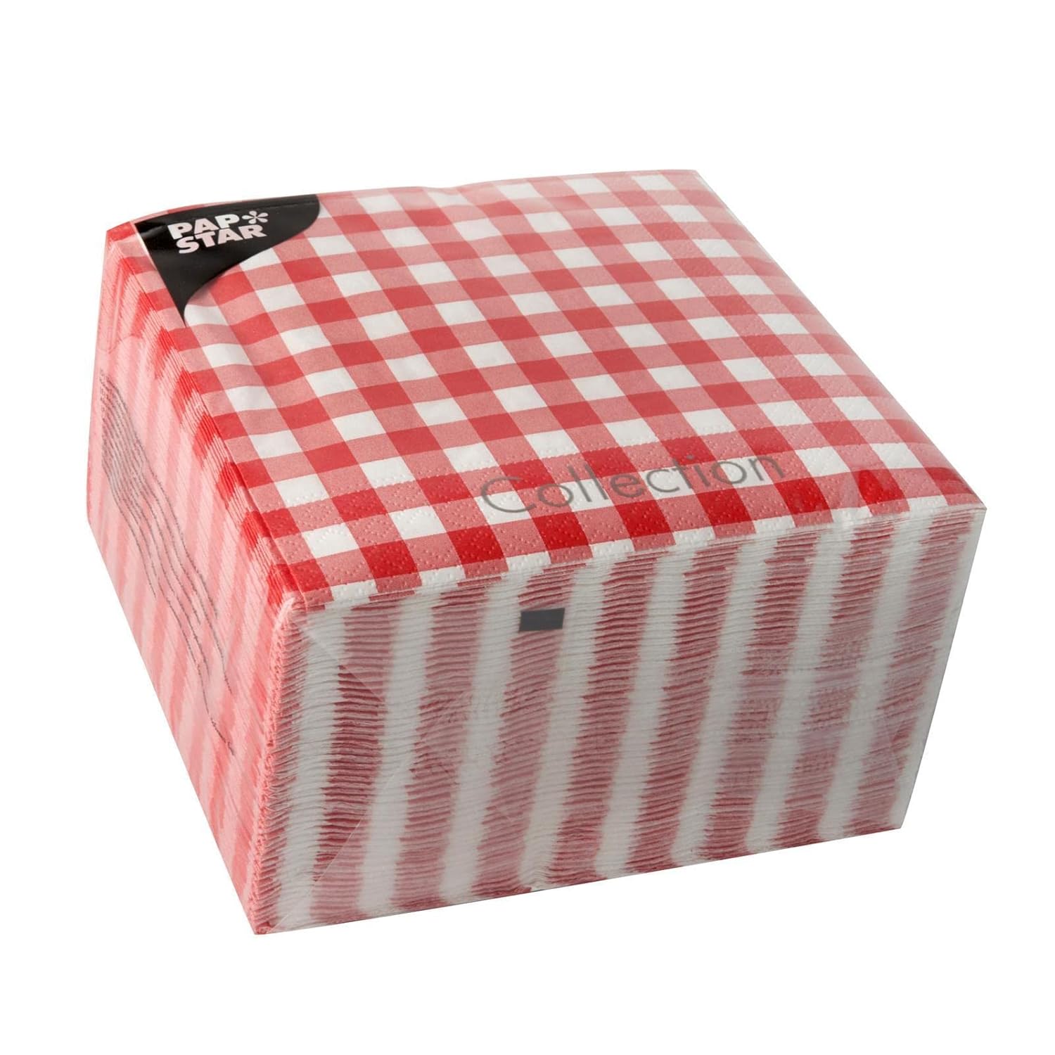 PAPSTAR — Serviettes motif Vichy 30 x 30 cm x100 – Image 5