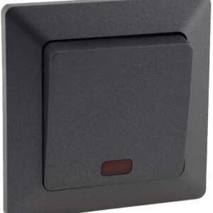 MILOS — Interrupteur de commande avec cadre anthracite