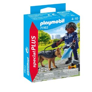 PLAYMOBIL 71162 — Policier avec Chien de Recherche