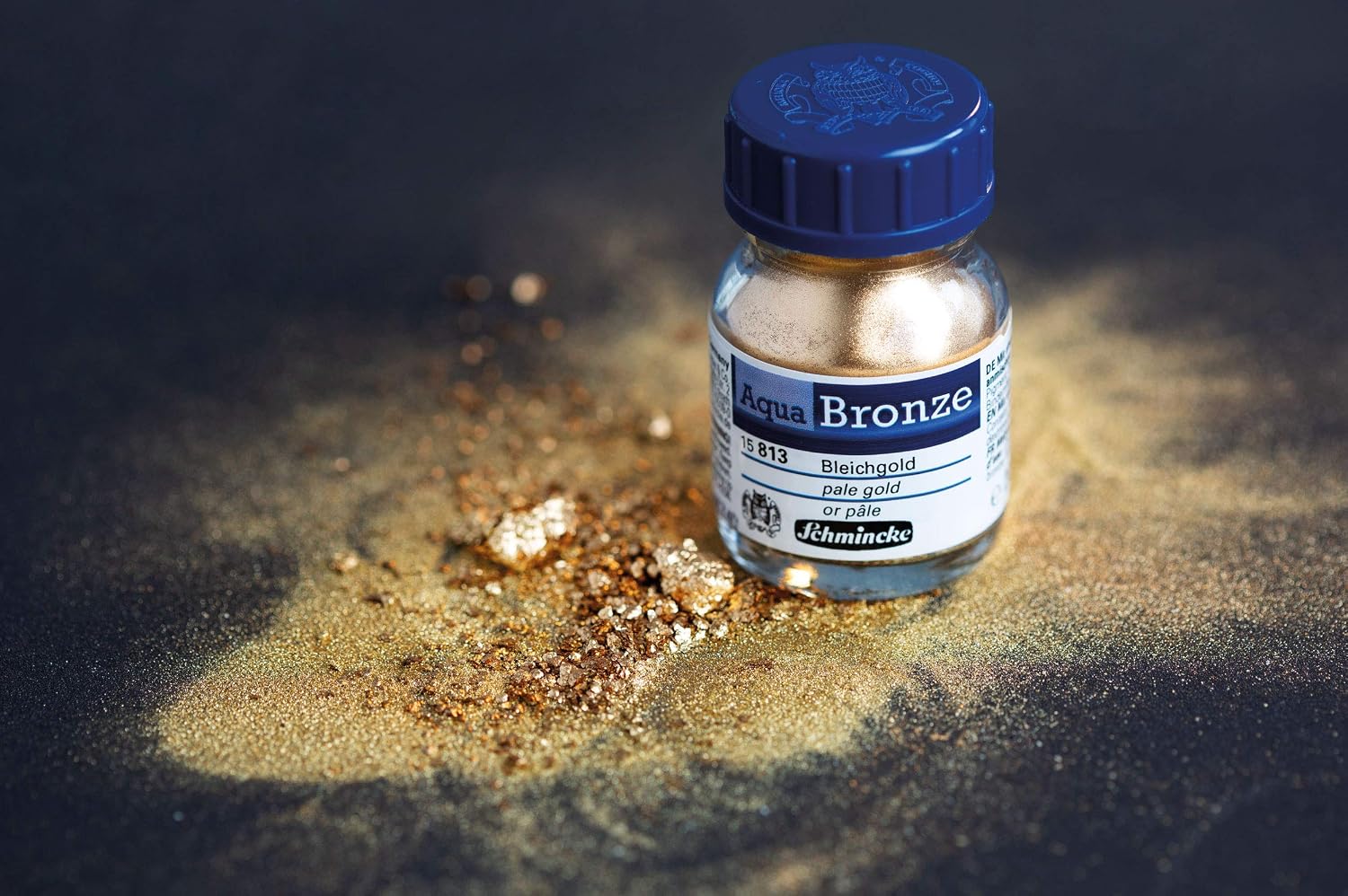 SCHMINCKE aqua-Bronze — Peinture or riche 20 ml – Image 3