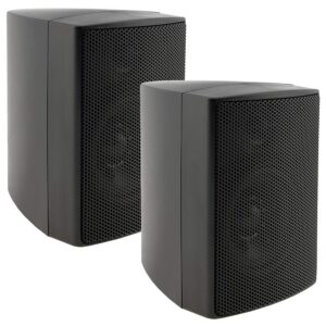 SANS MARQUE — Paire d'enceintes murales 2 voies 40 W 8 ohms