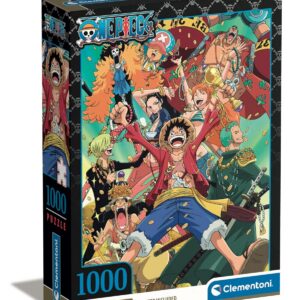 CLEMENTONI One Piece — Puzzle 1000 pièces avec poster