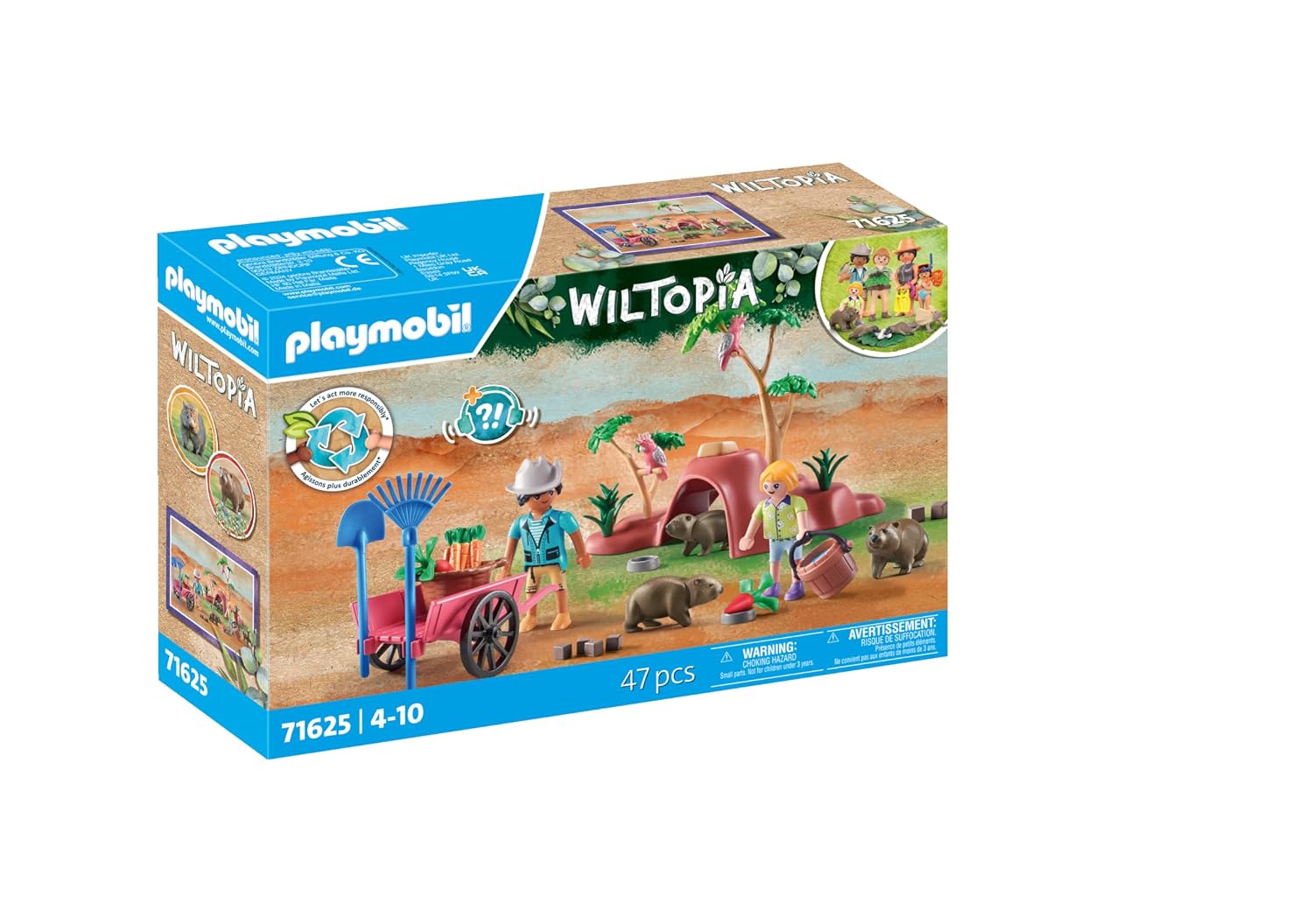 PLAYMOBIL Wiltopia 71625 — Terriers de Wombats – Image 59