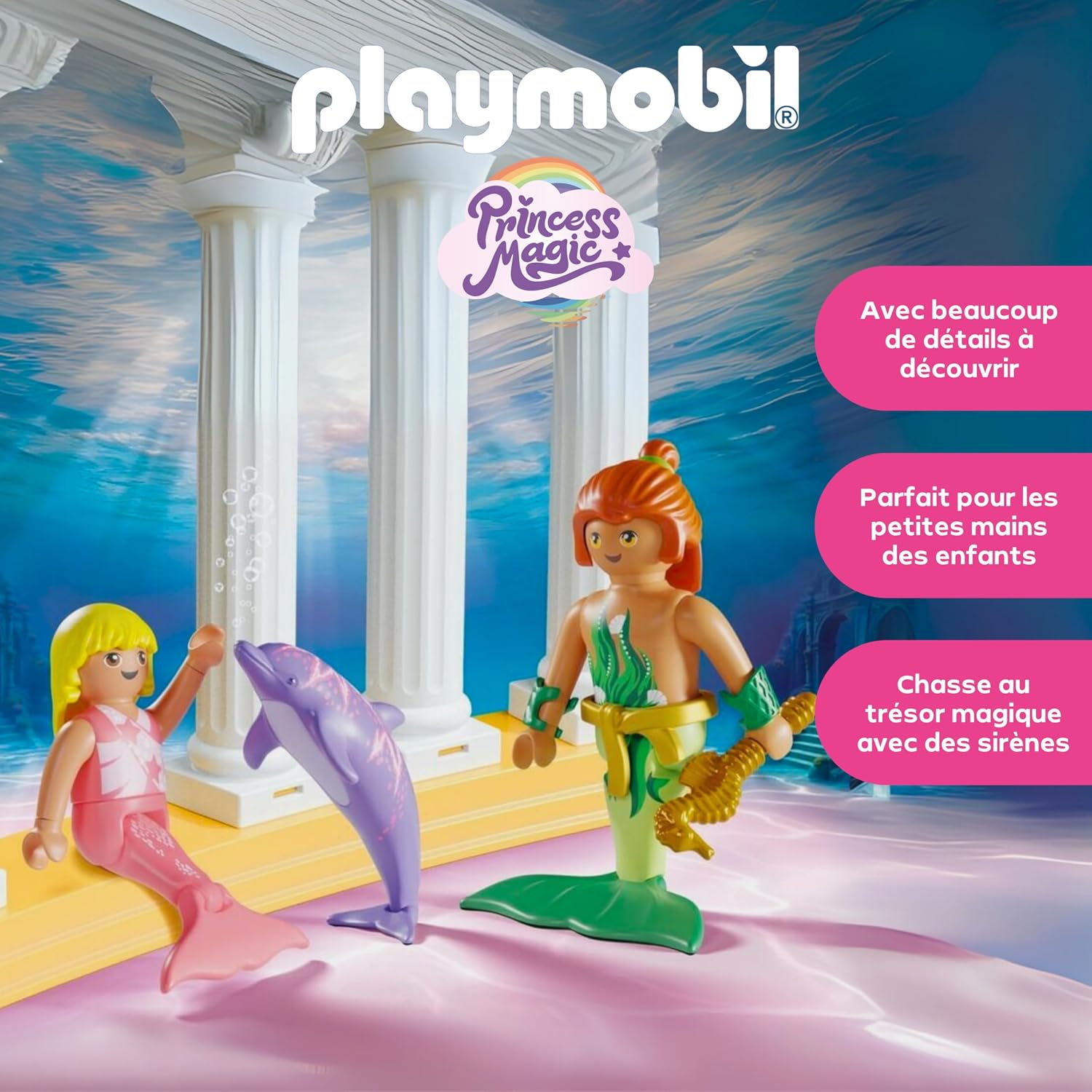 PLAYMOBIL — Pack promo sirènes trésor avec dauphins – Image 14