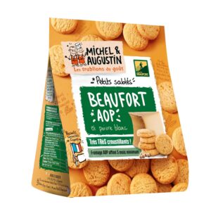 Alternative view of Michel & Augustin – Petits Sablés Salés au Beaufort AOP et Poivre Blanc – Biscuits Apéritifs Gourmands – Fabriqués en France – 100g x 8