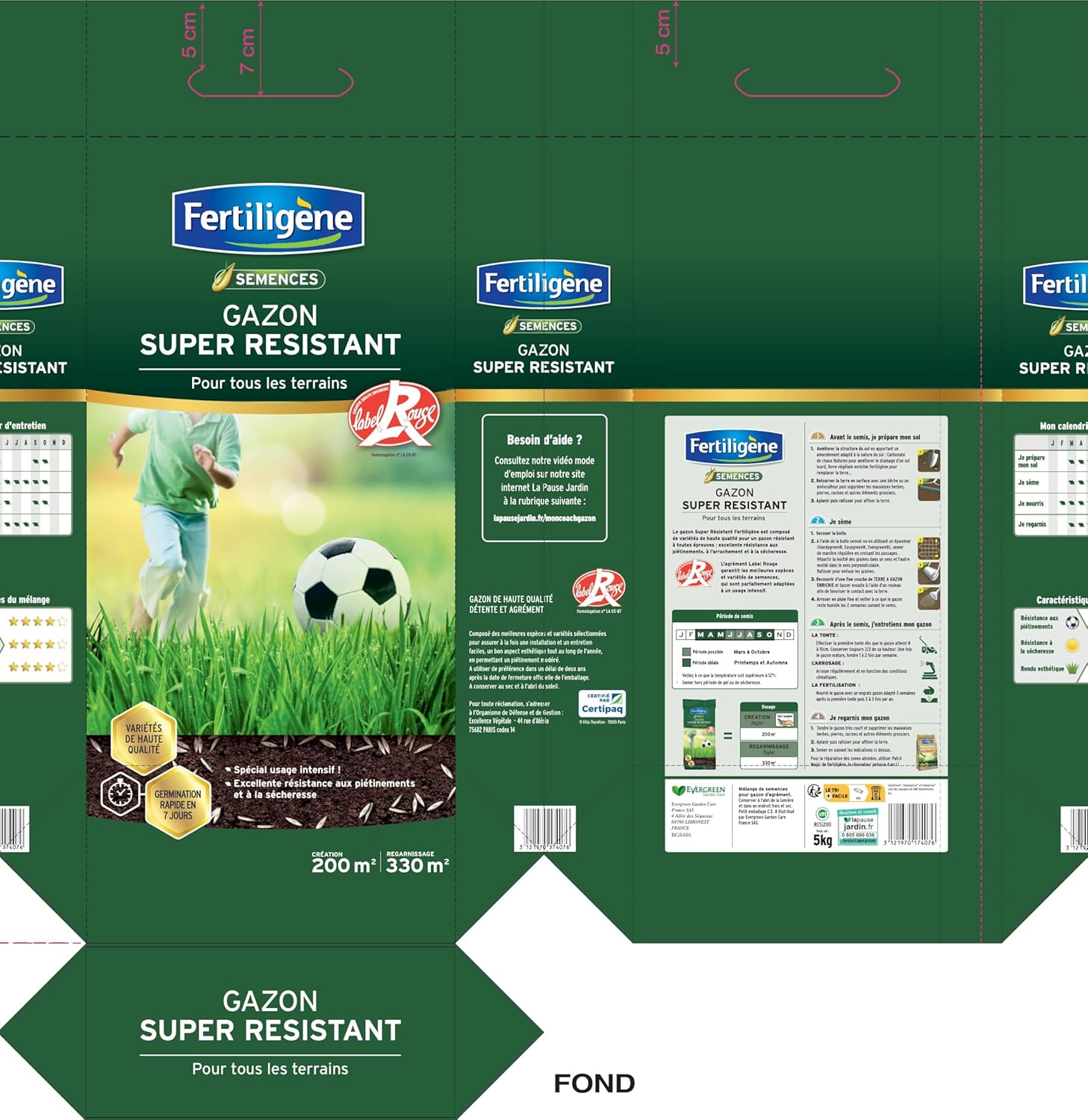 FERTILIGENE RESI200 — Semences Gazon Super Résistant 5 kg – Image 4