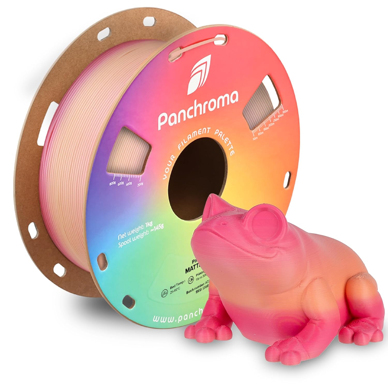 POLYMAKER Panchroma — Filament PLA mat dégradé 1,75 mm 1 kg