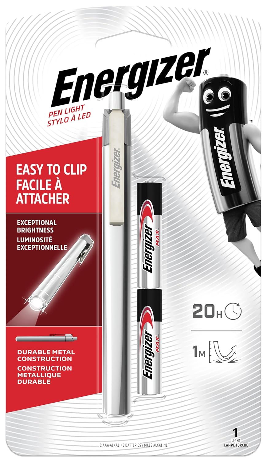 ENERGIZER — Lampe de Poche Métal 35 lm