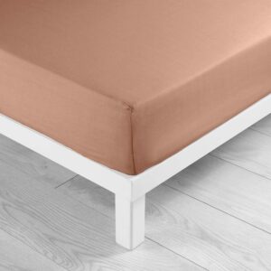 DOUCEUR D'INTÉRIEUR Lina Blush — Drap-housse 160 x 200 cm coton