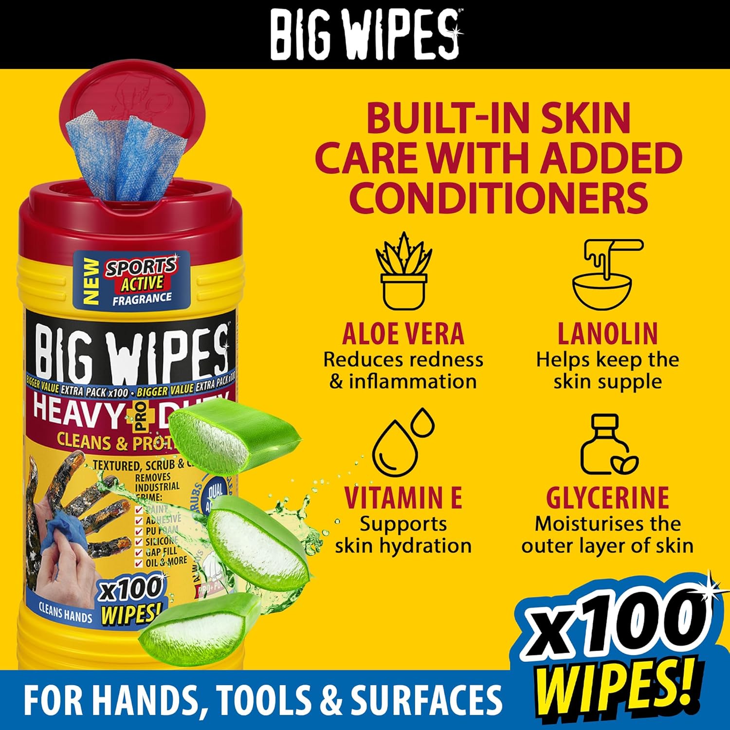 BIG WIPES — Lingettes de nettoyage ultra résistantes x100 – Image 31