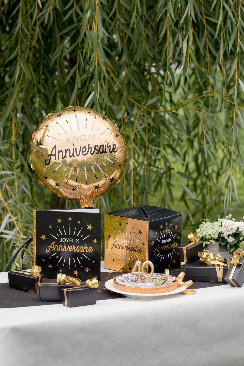 SANTEX — Livre d’or Joyeux Anniversaire Noir/Or – Image 6