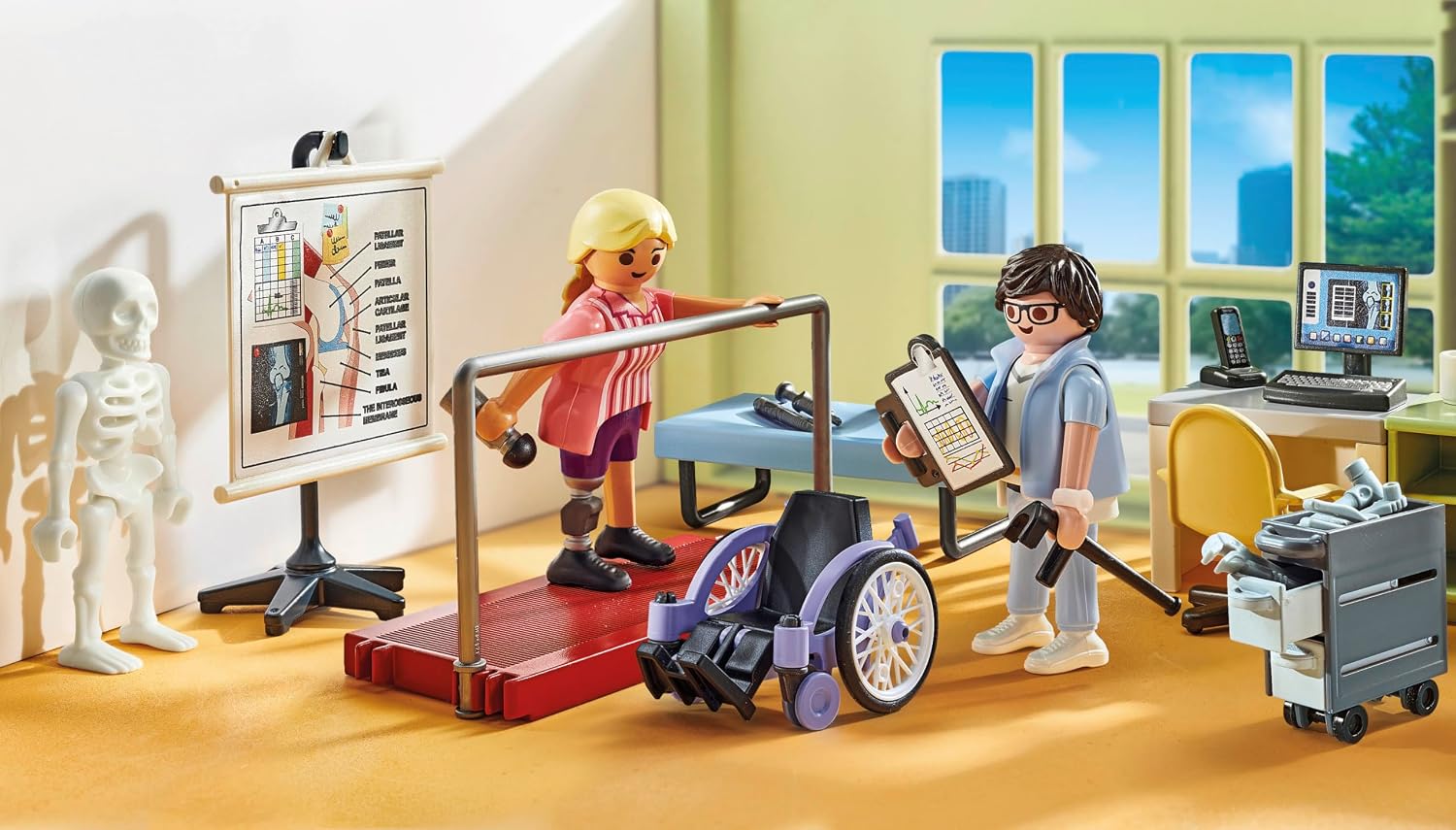 PLAYMOBIL Action Heroes 71617 — Atelier de kinésithérapie – Image 12