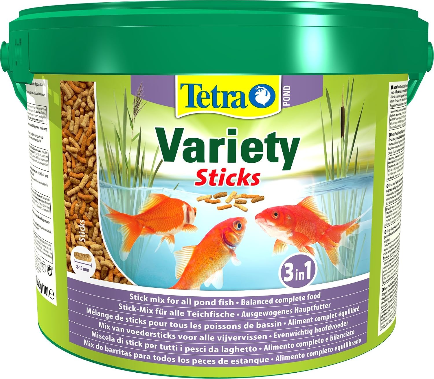 TETRA Pond Variety Sticks — Aliment complet poissons de bassin 10L – Image 2