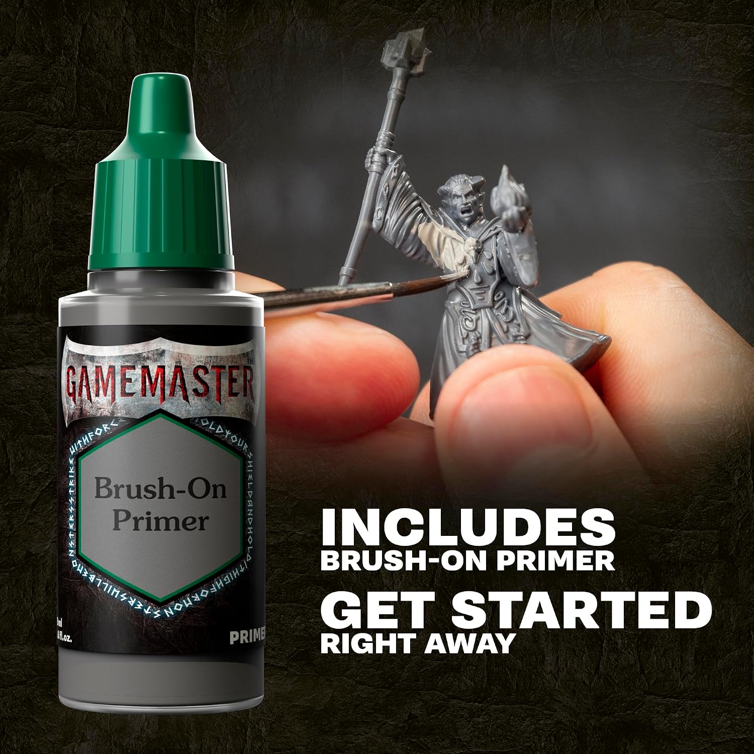 The Army Painter, GameMaster: Adventure Starter Role, 15 x 18ml Warpaints Fanatic peintures acryliques, incl. un Primer à appliquer au pinceau, 5 miniatures GRATUITES et 1 pinceau - Pour Warhammer – Image 15
