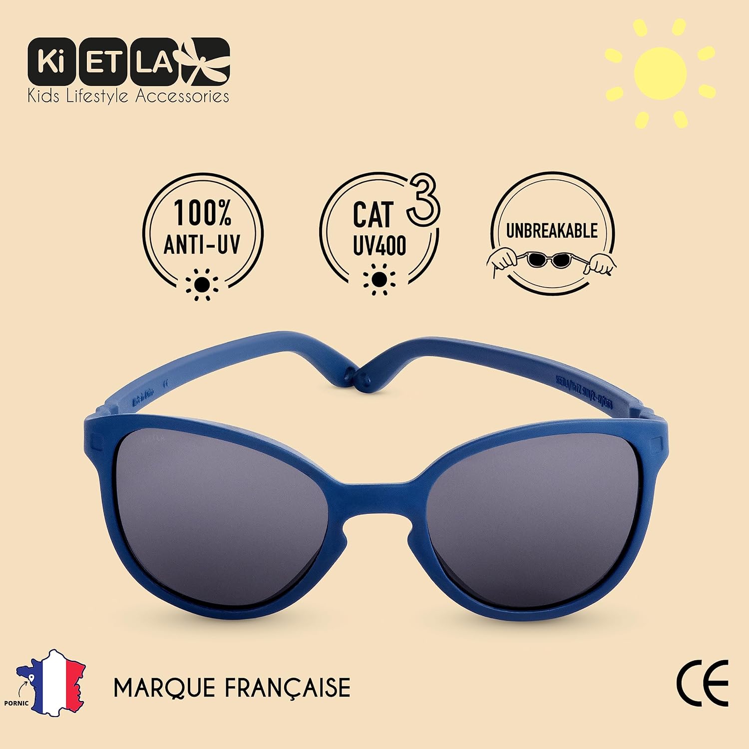 KI ET LA WAZZ — Lunettes de Soleil Bébé 1-4 ans – Image 12