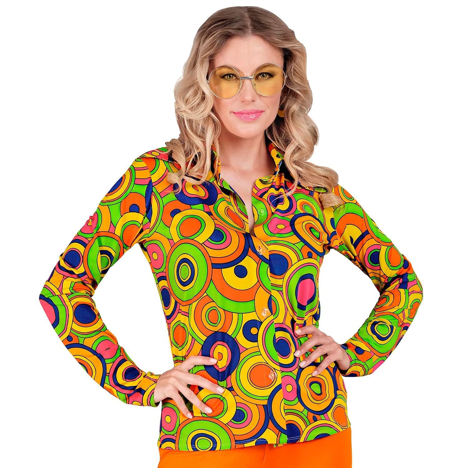 W WIDMANN MILANO Disco Fever — Chemisier années 70 femme