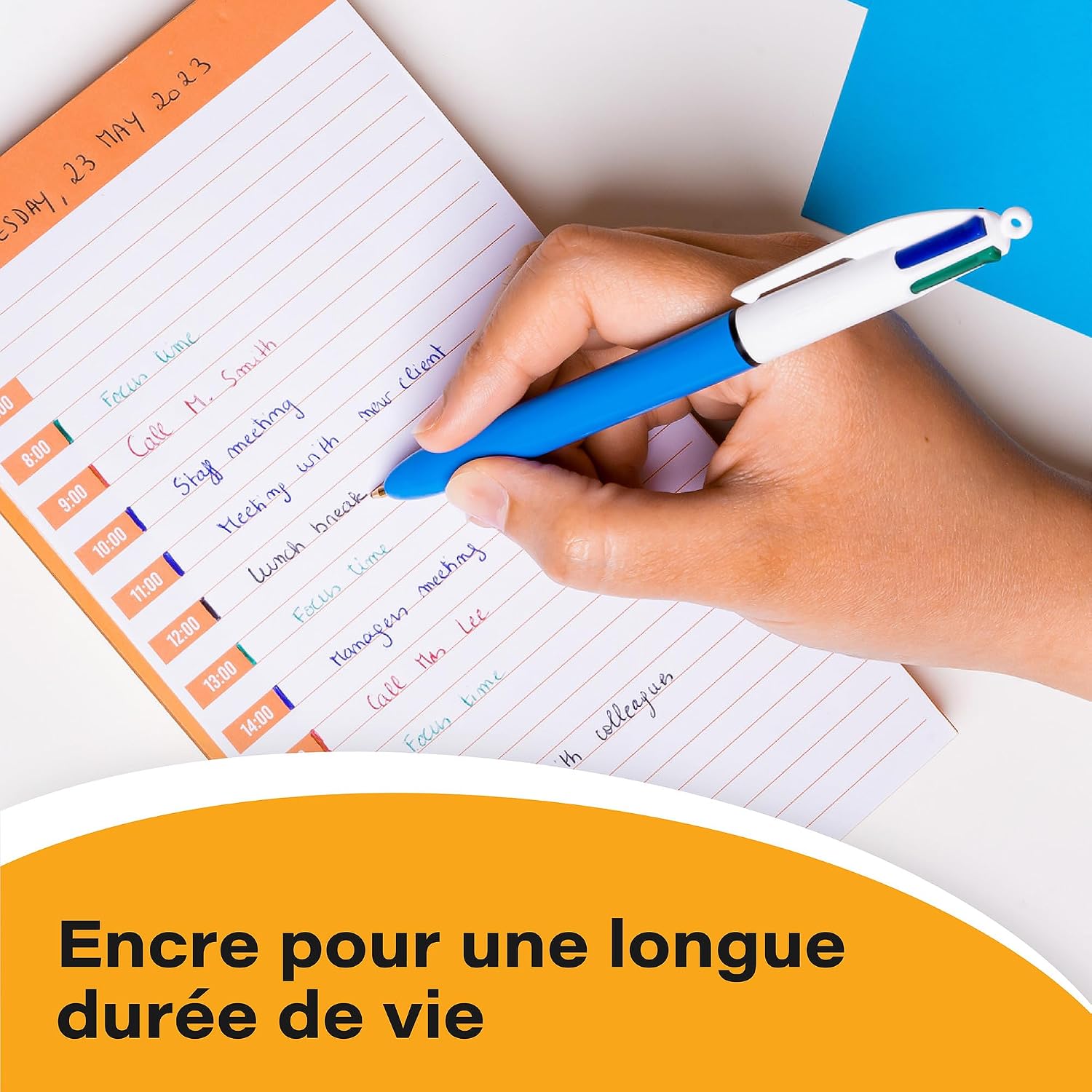 BIC 4 Couleurs Grip Pro — Boîte de 12 Stylos-Bille 1,0 mm – Image 4