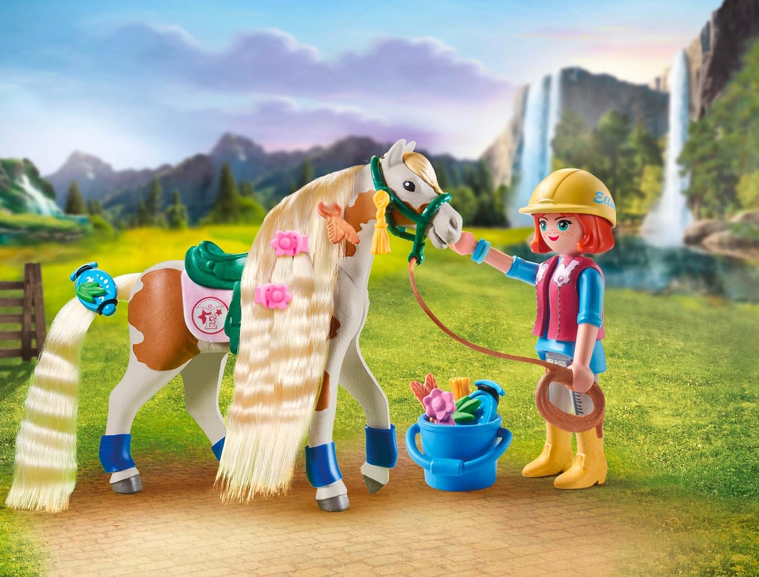 PLAYMOBIL Horses of Waterfall — Ellie avec cheval et accessoires – Image 26