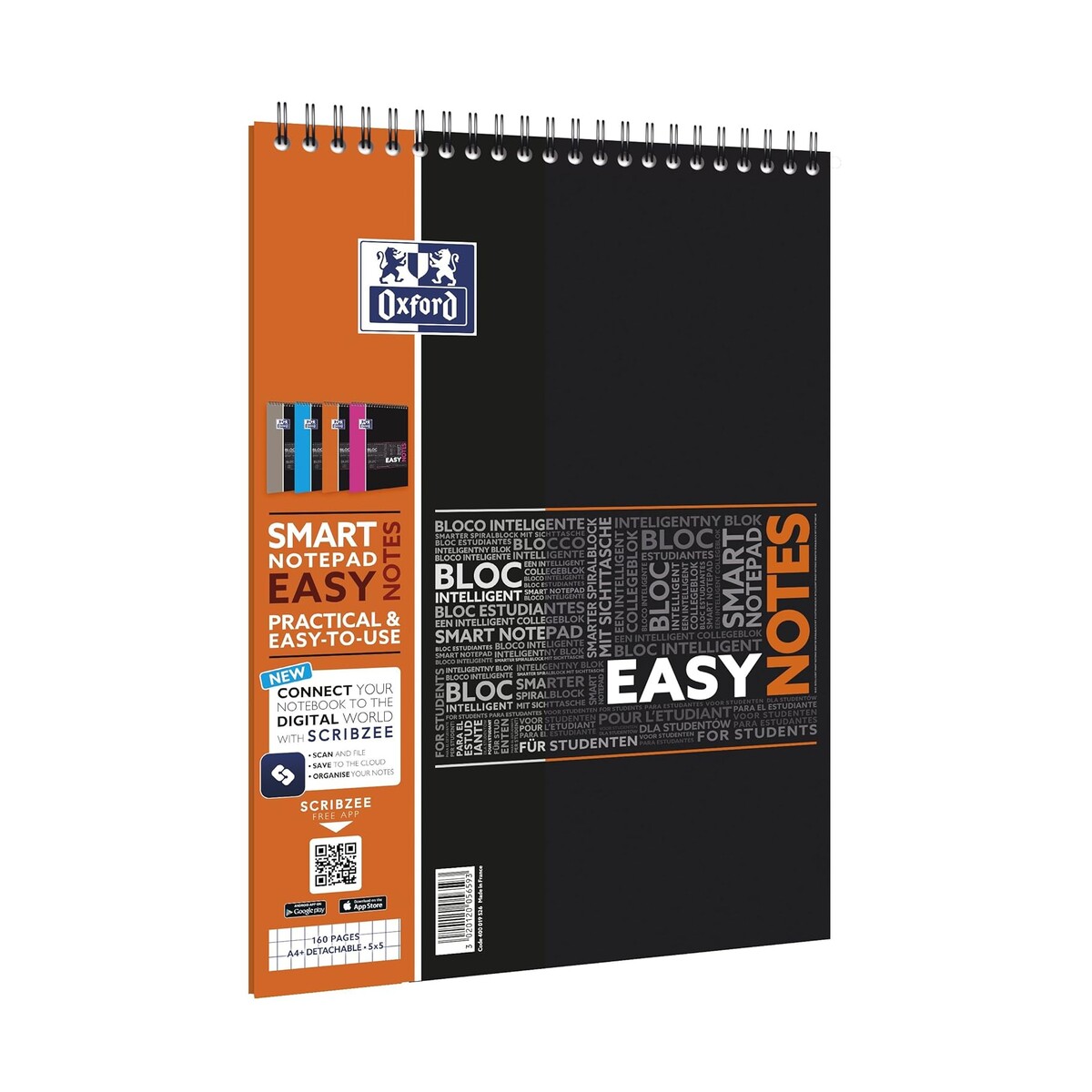 OXFORD SOS Notes — Bloc-notes connecté 160 pages 210x315