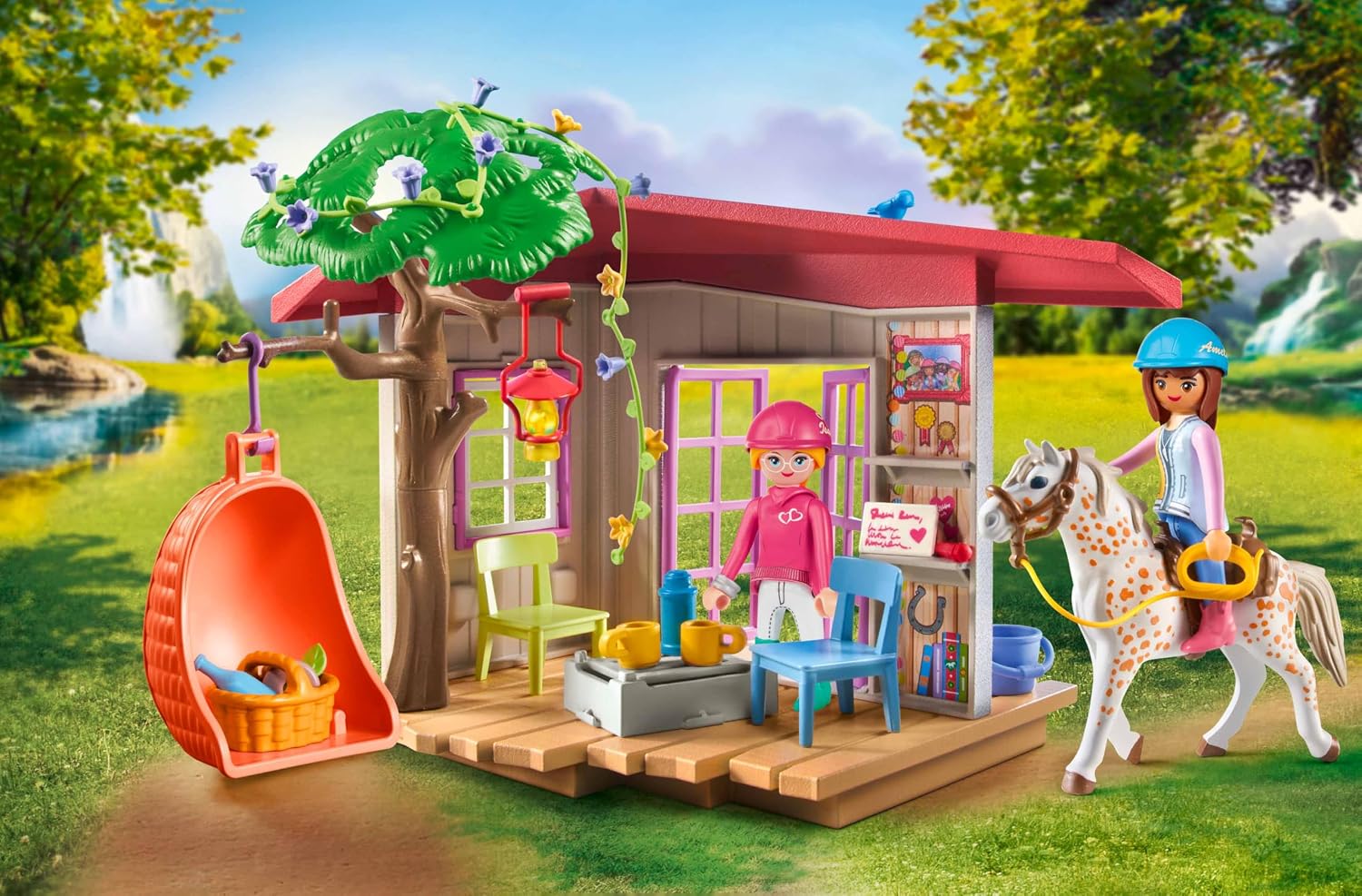 PLAYMOBIL Horses of Waterfall — Espace détente cavalières – Image 68