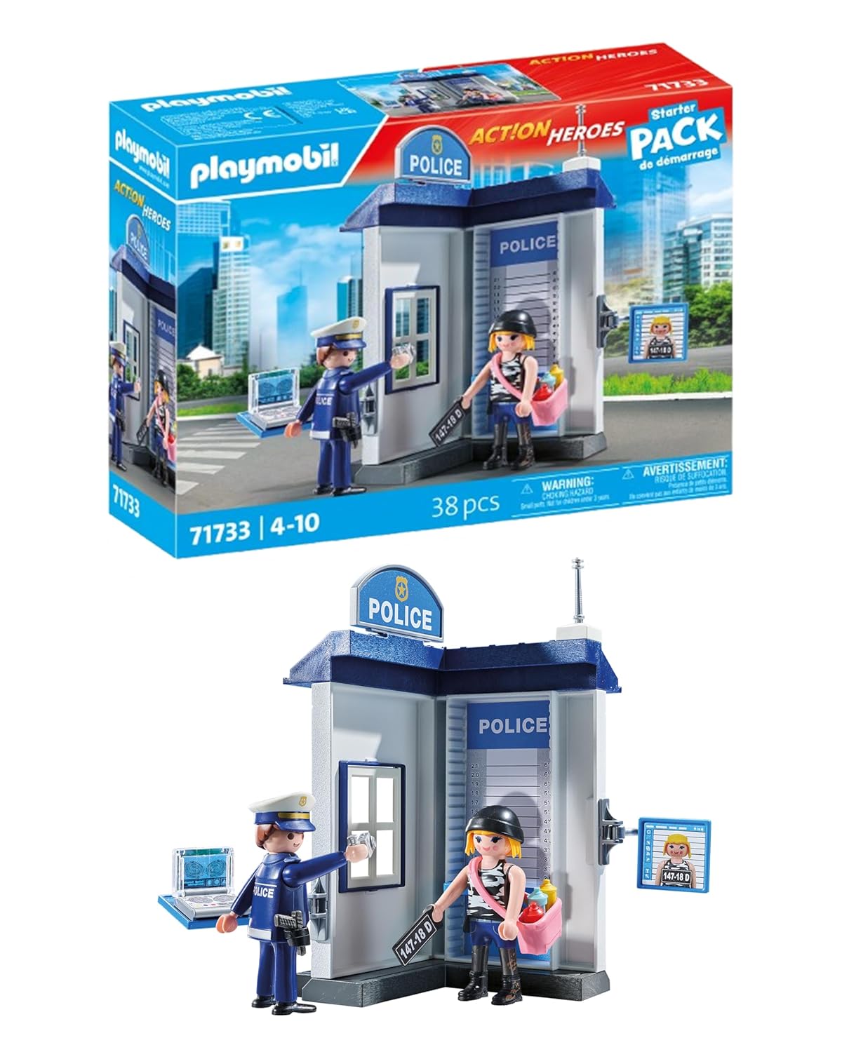 PLAYMOBIL Action Heroes — Salle d'enquête de la Police – Image 9