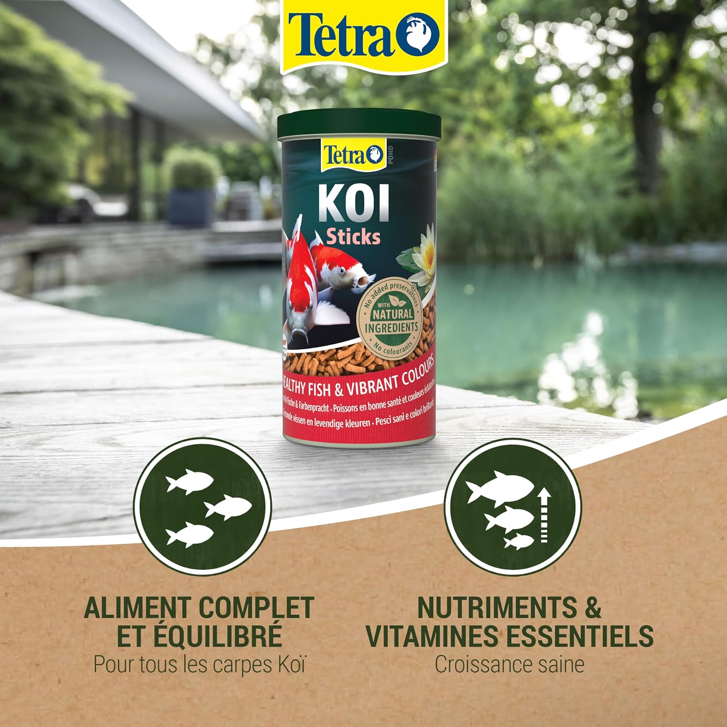 TETRA Pond Koï — Aliment complet pour carpes koï 1 L – Image 37