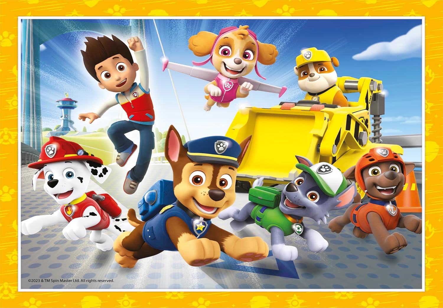 CLEMENTONI Supercolor — Puzzle 4 en 1 Paw Patrol 12, 16, 20, 24 pièces – Image 35