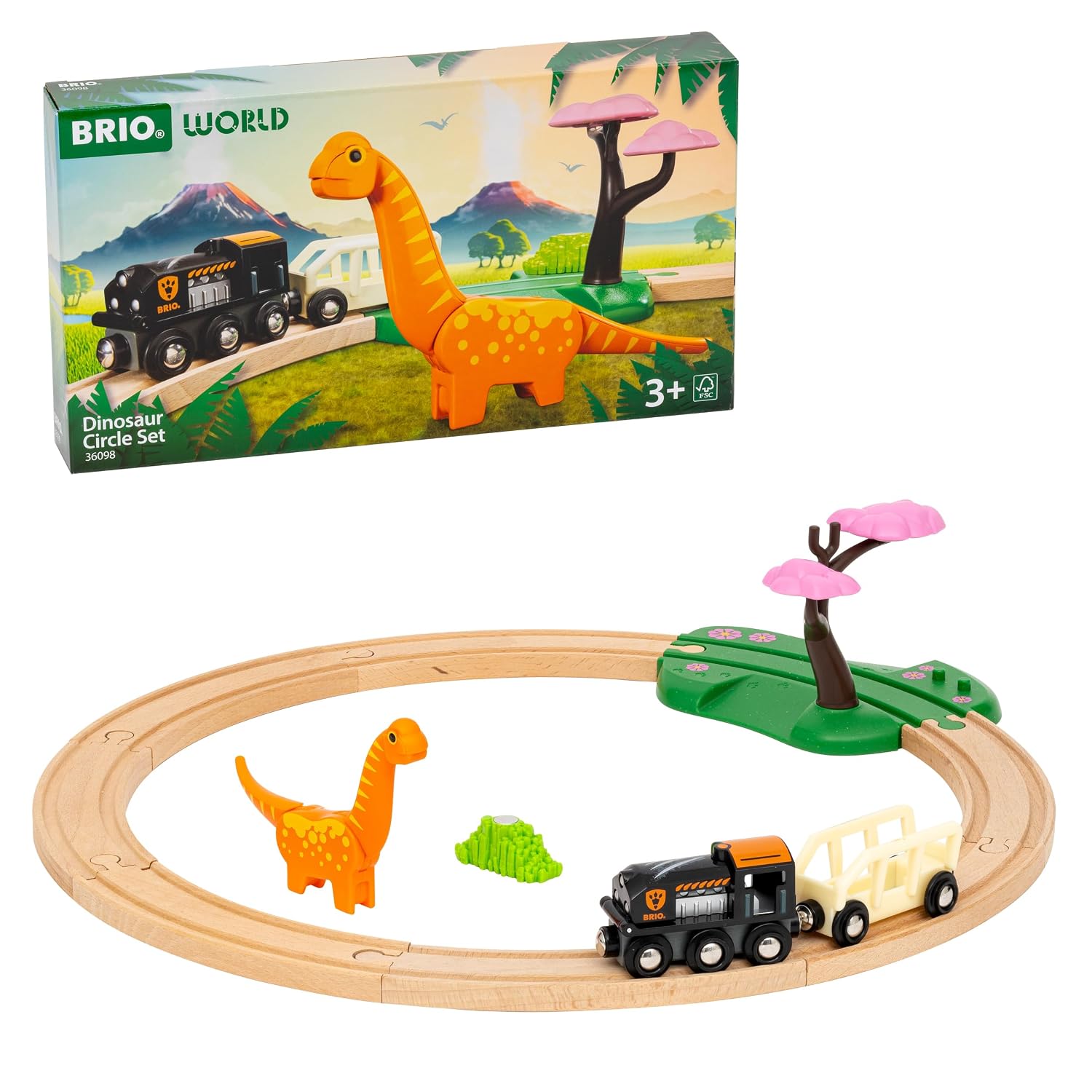BRIO World — Coffret Circuit Dinosaure 12 pièces – Image 13