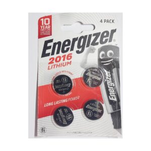 Energizer Batterie au Lithium CR2016 3 V Ref E300520400 Lot 4 149376