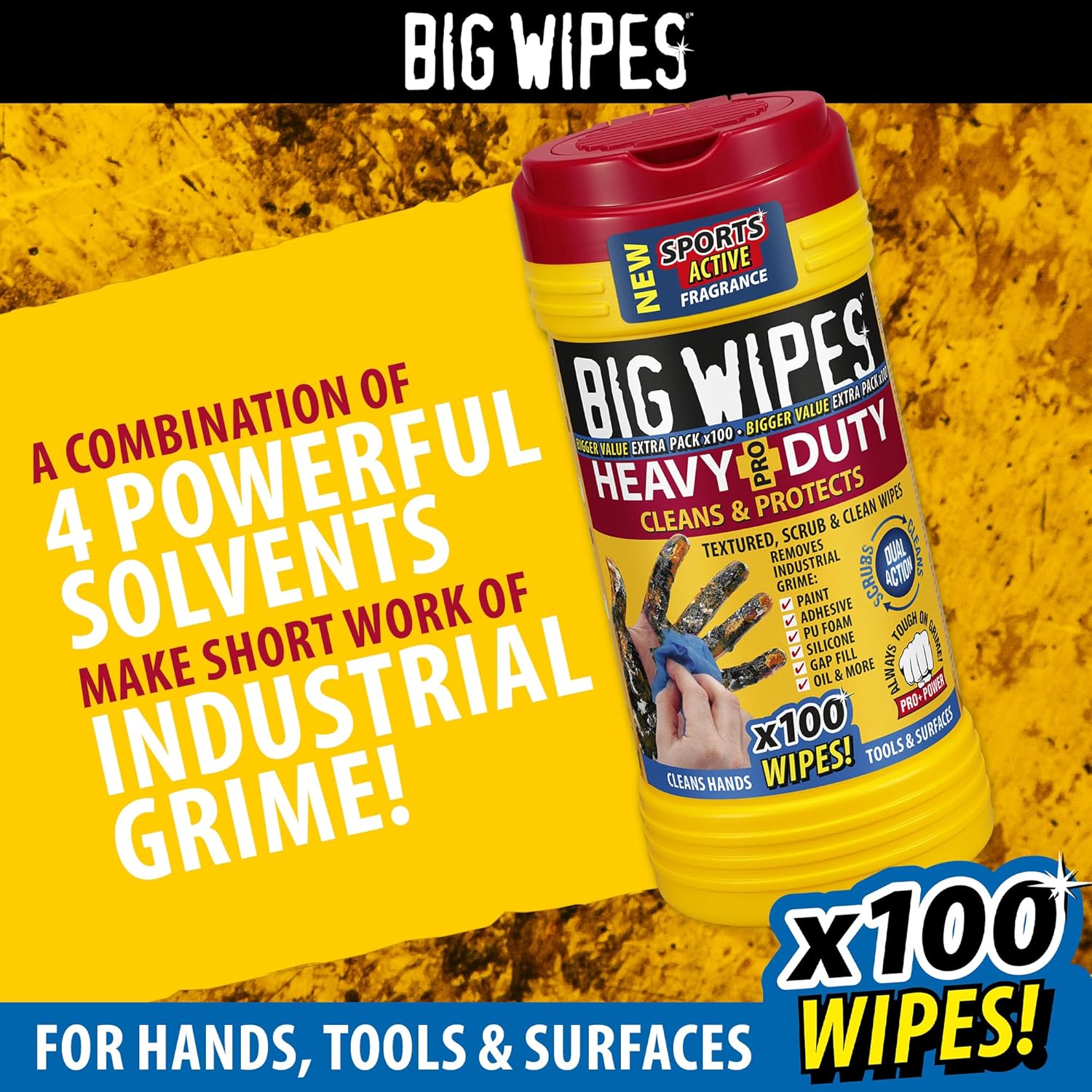 BIG WIPES — Lingettes de nettoyage ultra résistantes x100 – Image 14