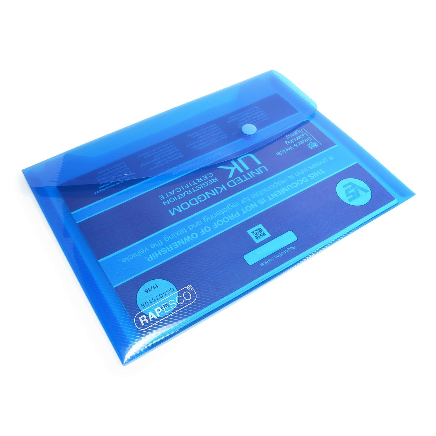 RAPESCO ECO — Lot de 50 Pochettes à Bouton Pression A5 – Image 6