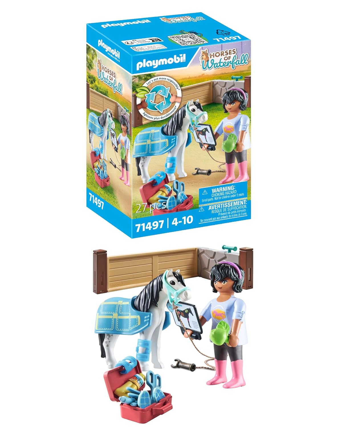 PLAYMOBIL Horses of Waterfall — Thérapeute et cheval