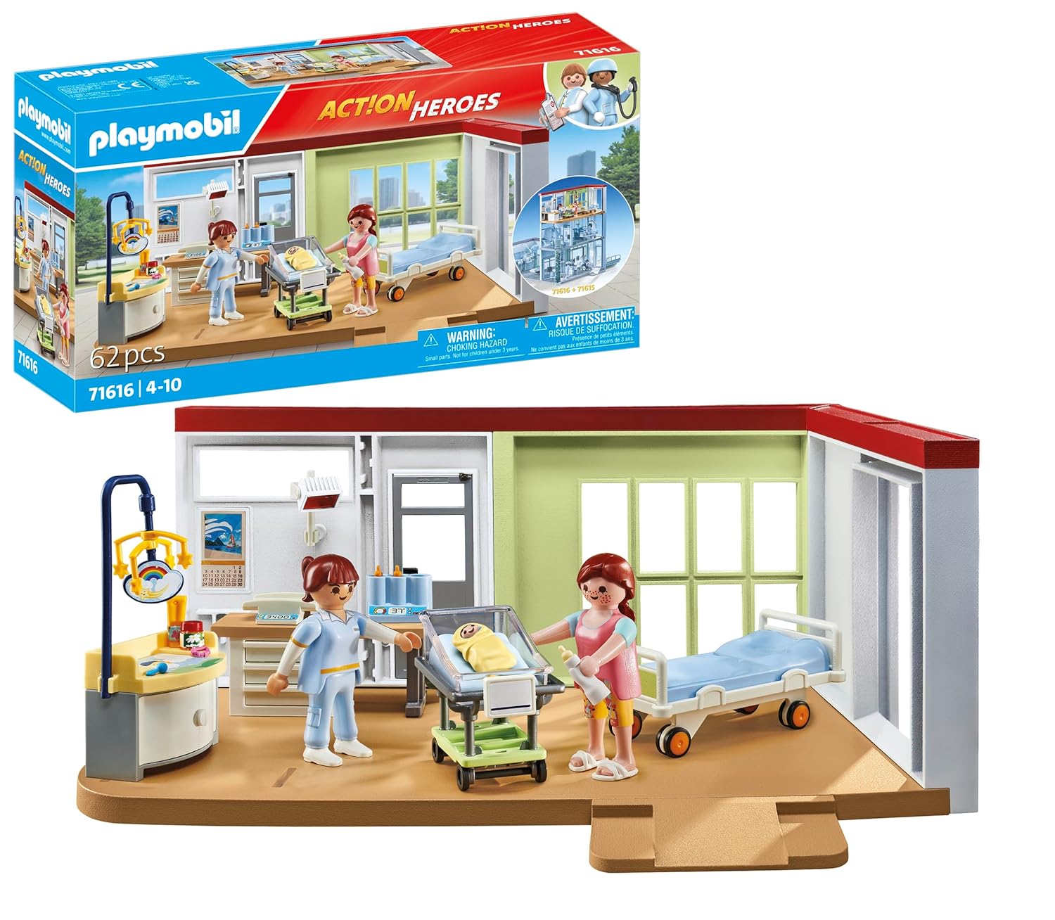 PLAYMOBIL Action Heroes — Chambre de maternité – Image 20