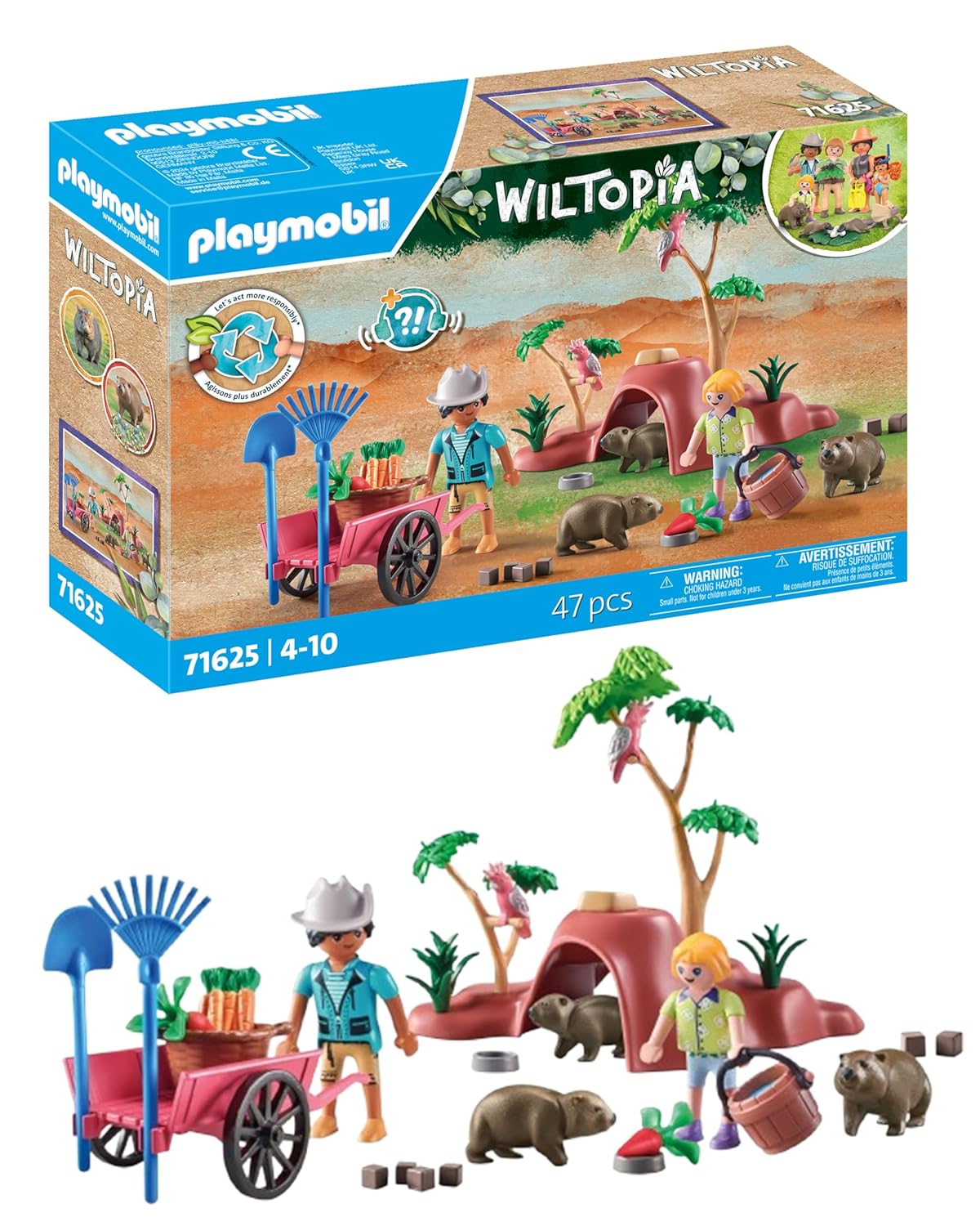 PLAYMOBIL Wiltopia 71625 — Terriers de Wombats – Image 23