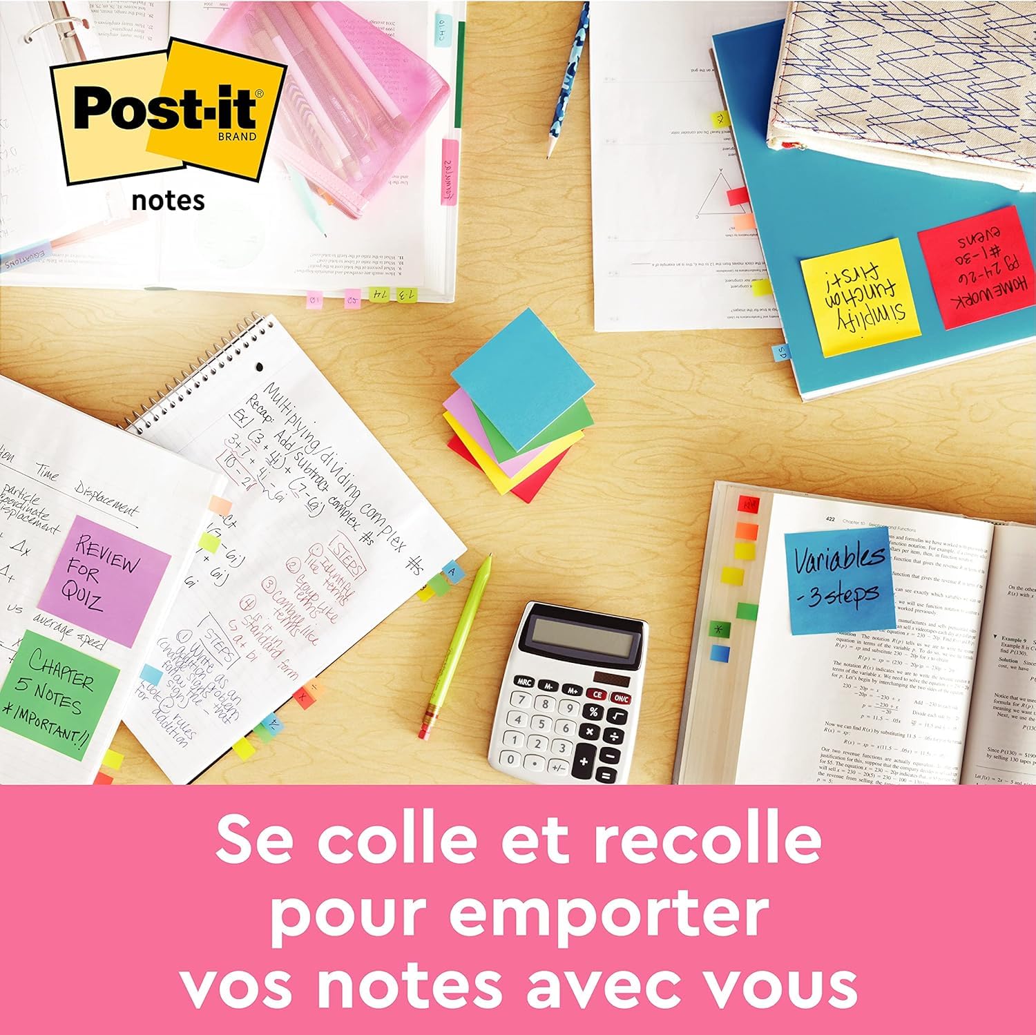 POST-IT — Notes autocollantes 6 blocs 76 x 127 mm – Image 3
