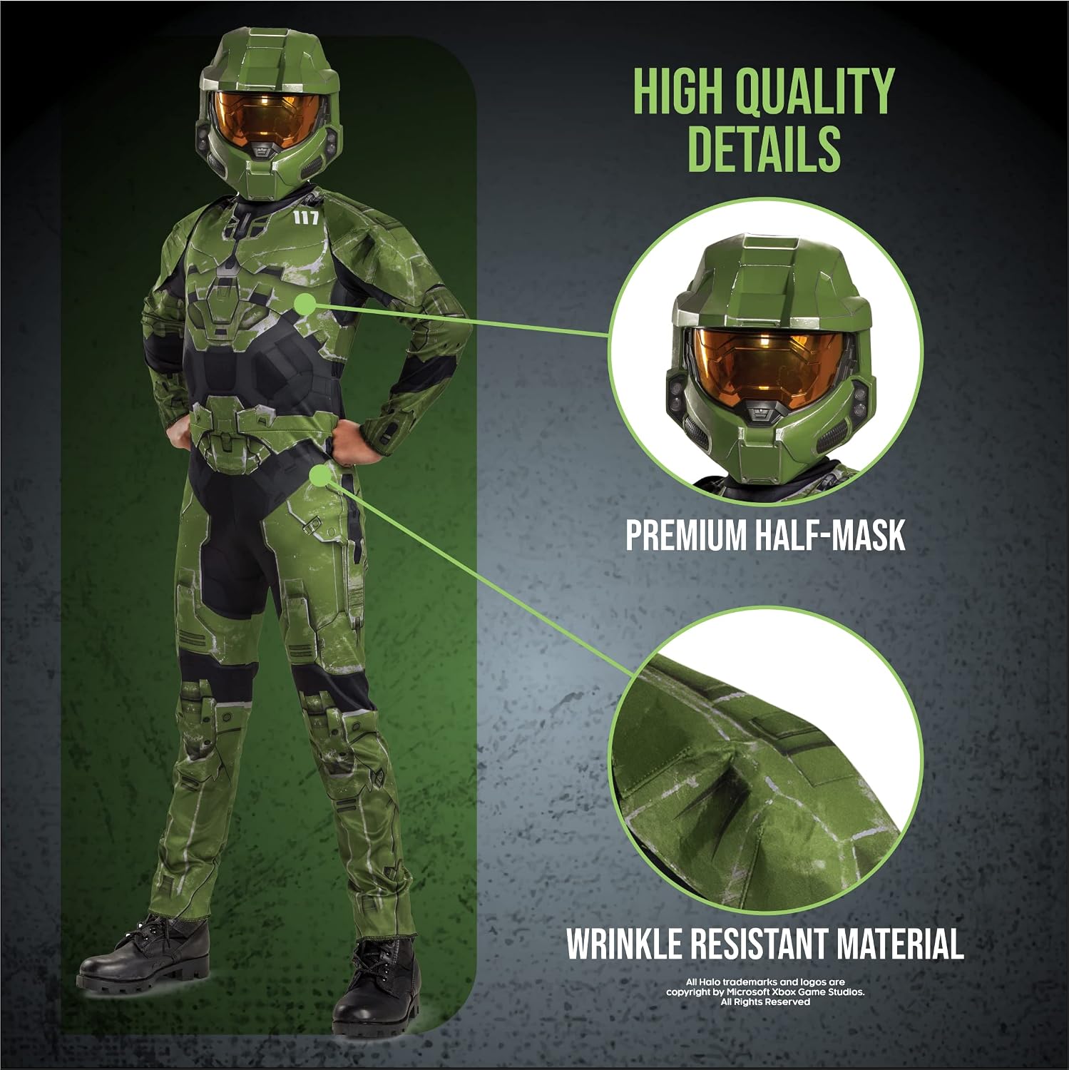 DISGUISE Halo Master Chief Infinite — Costume enfant M (7-8 ans) – Image 23