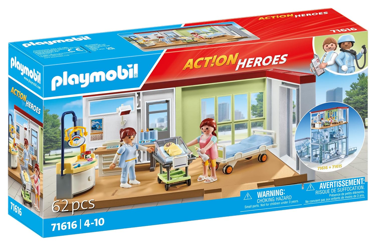 PLAYMOBIL Action Heroes — Chambre de maternité – Image 21